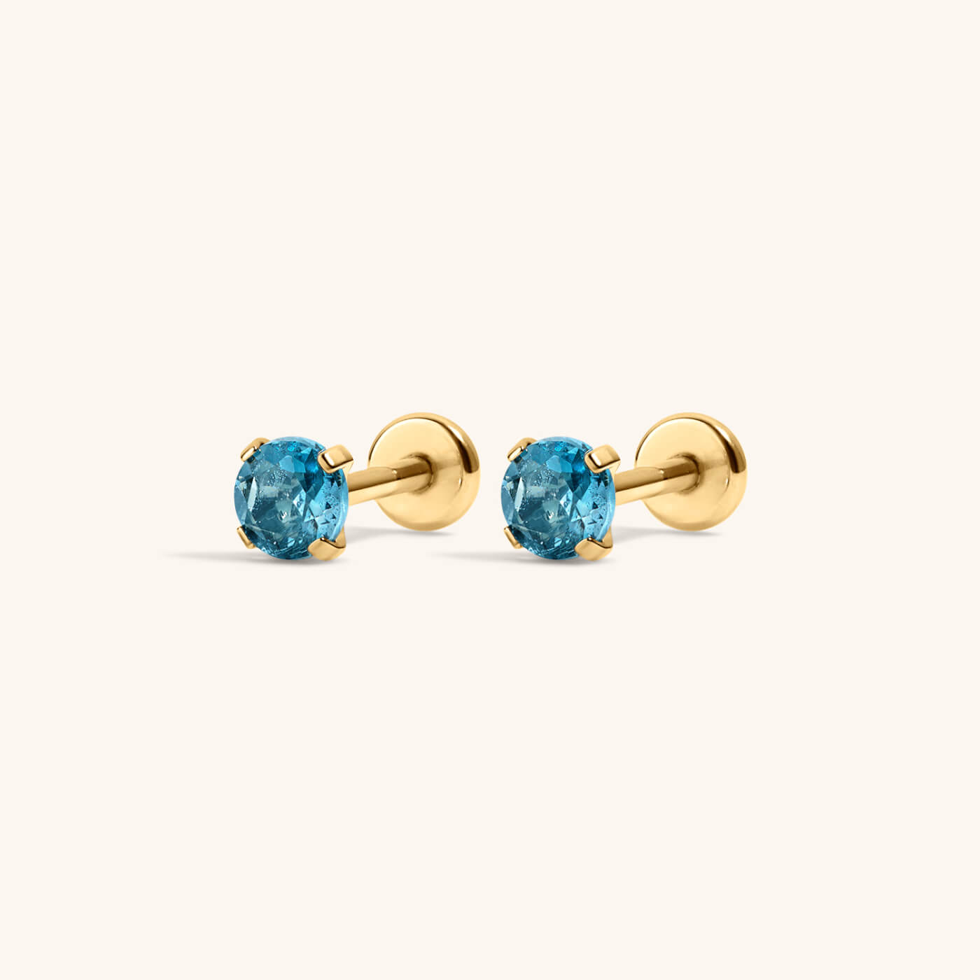 London blue 2024 topaz earrings, 6mm topaz studs. Sterling silver earrings.