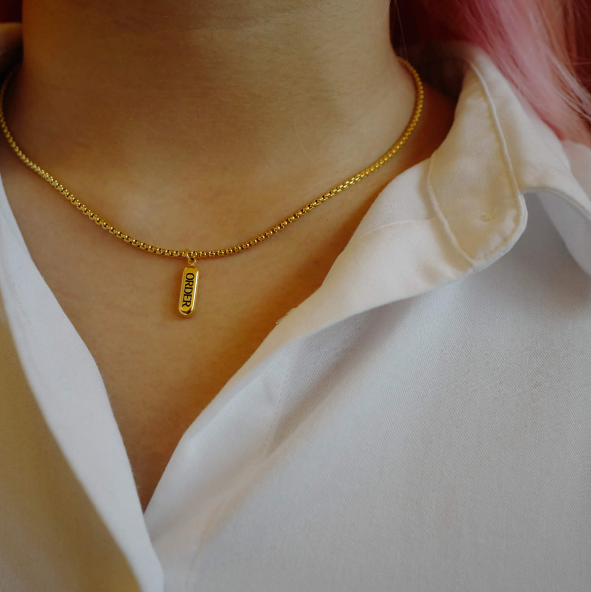 Infinite Necklace, Gold / 36 at Maison Miru