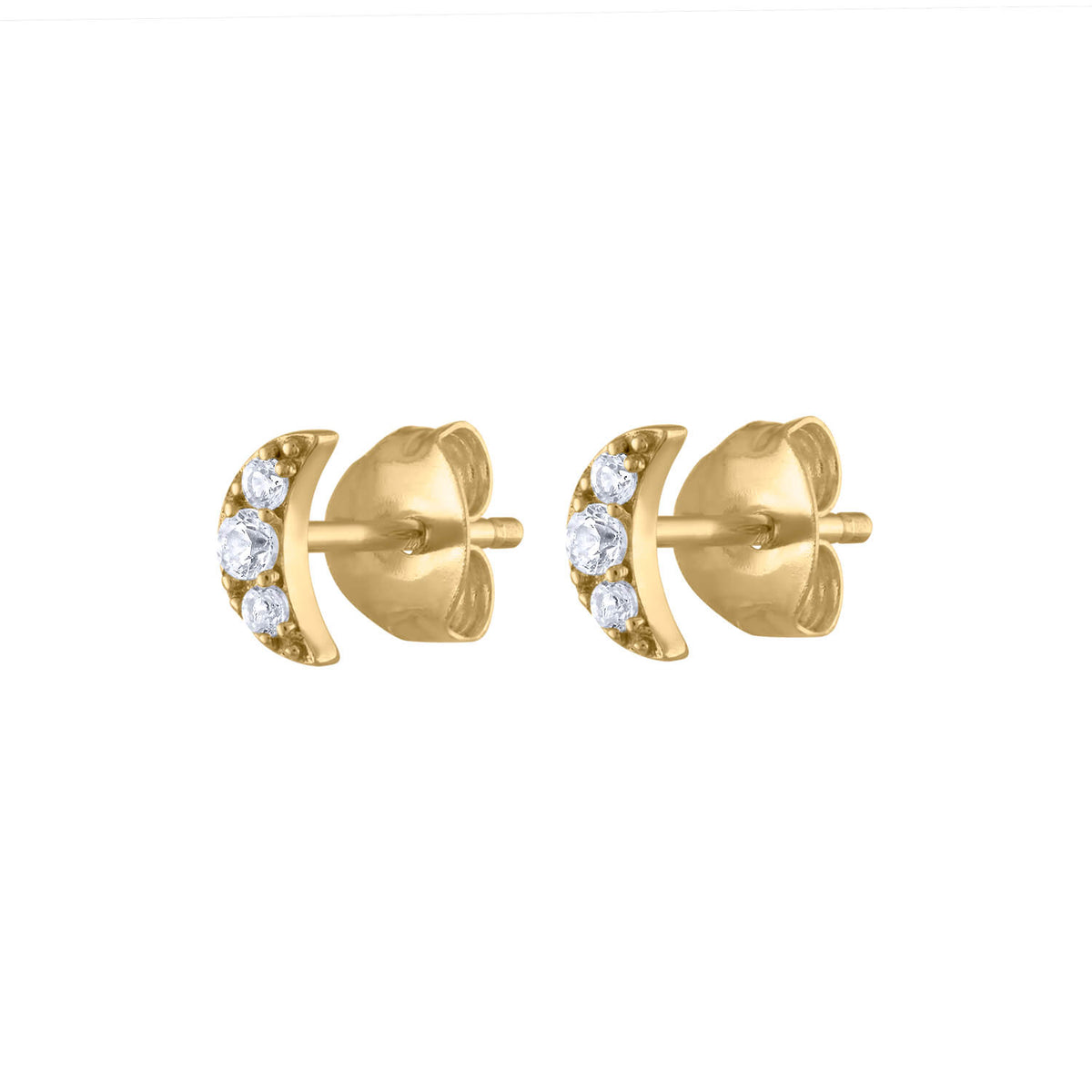 Solid 14K Gold Butterfly Earring Back at Maison Miru