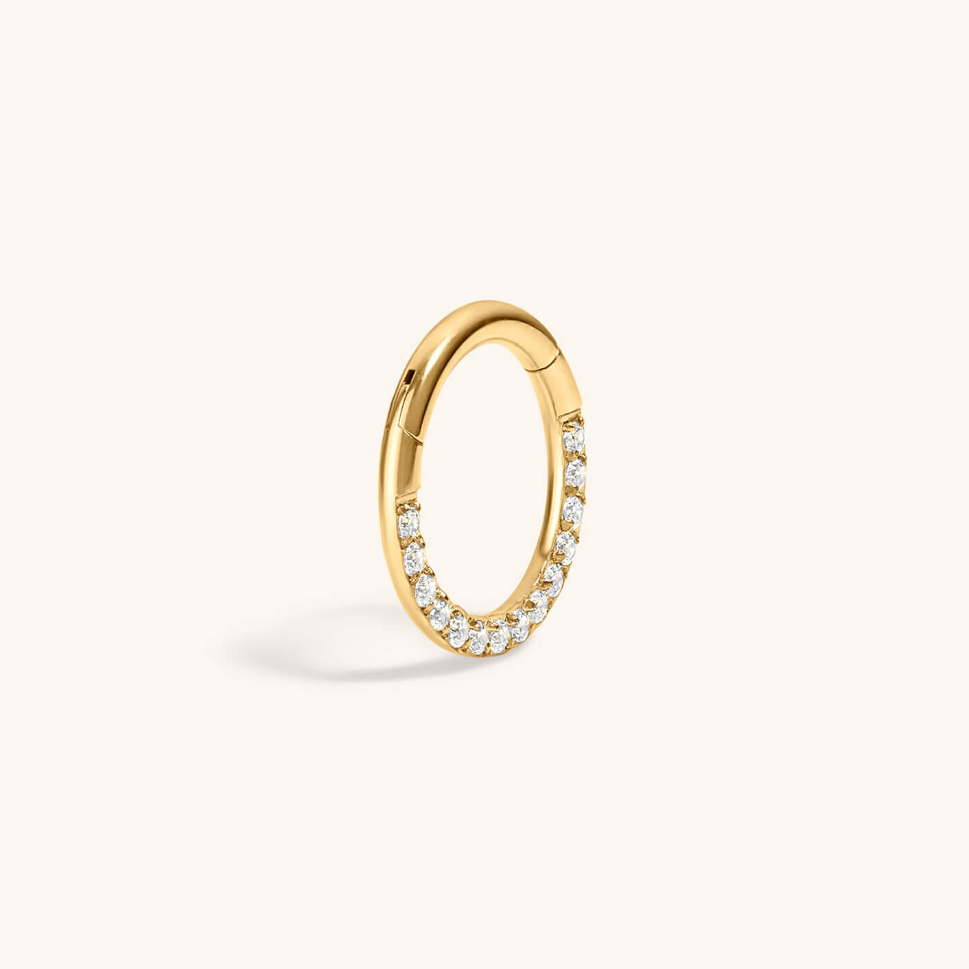 Cosmic Cartilage Hoop in 14k Gold