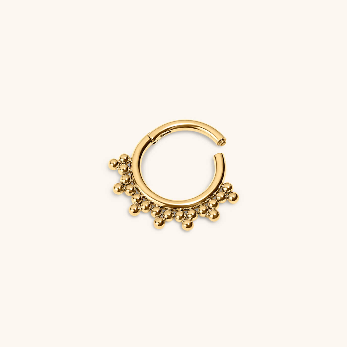 Siren Cartilage Hoop (Titanium - Gold)