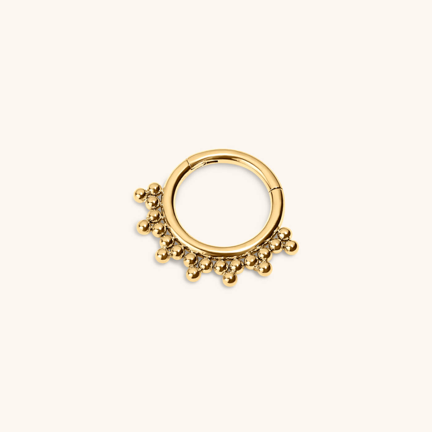 Siren Cartilage Hoop (Titanium - Gold)