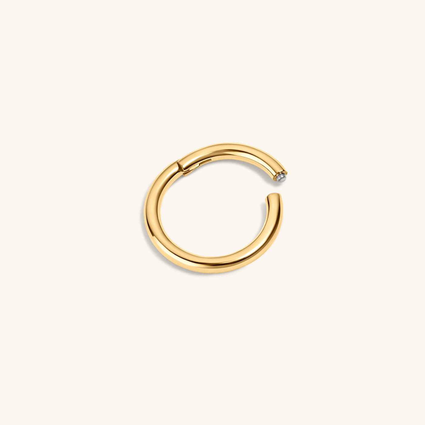 Classic Cartilage Hoop (Titanium - Gold)