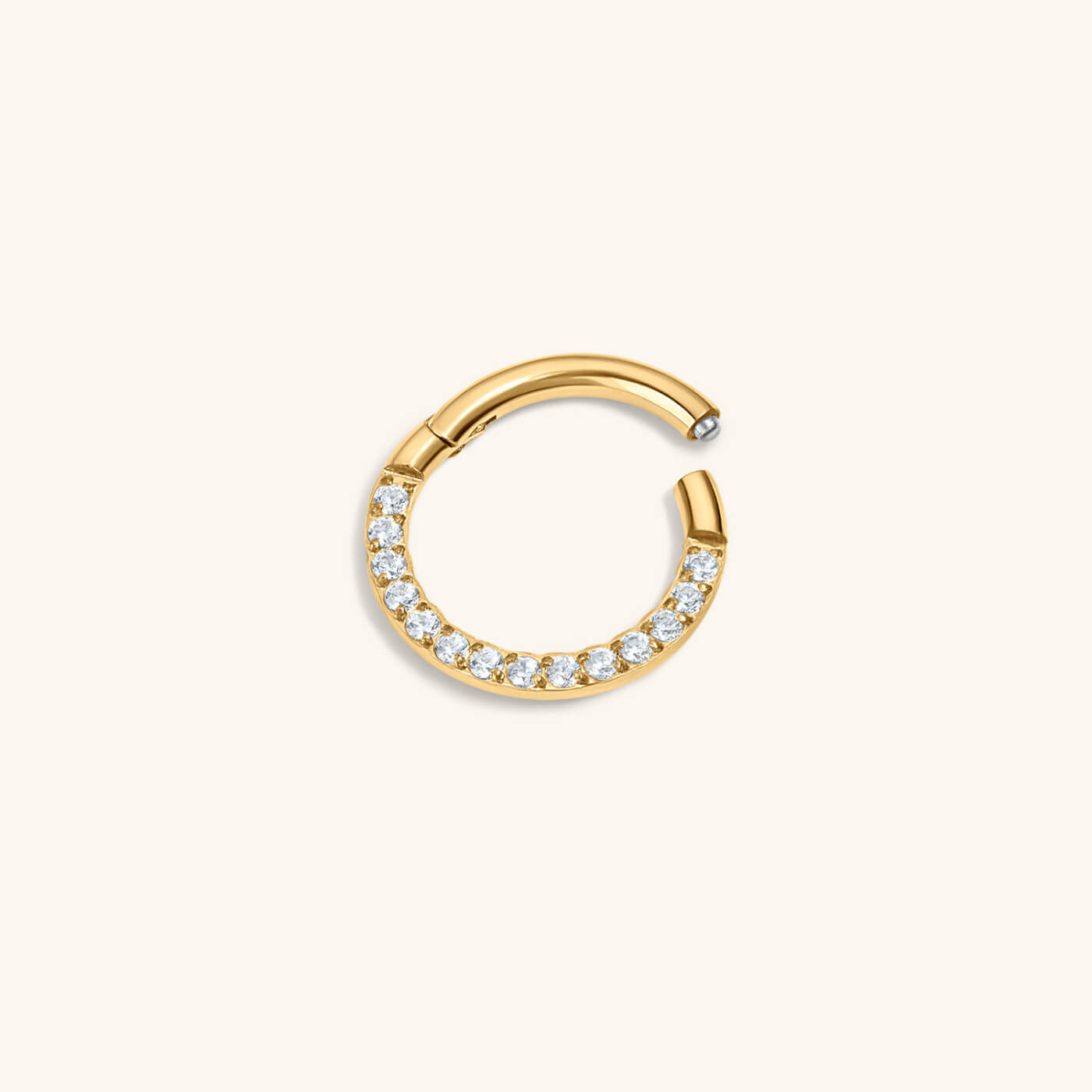 Cosmic Cartilage Hoop (Titanium - Gold)