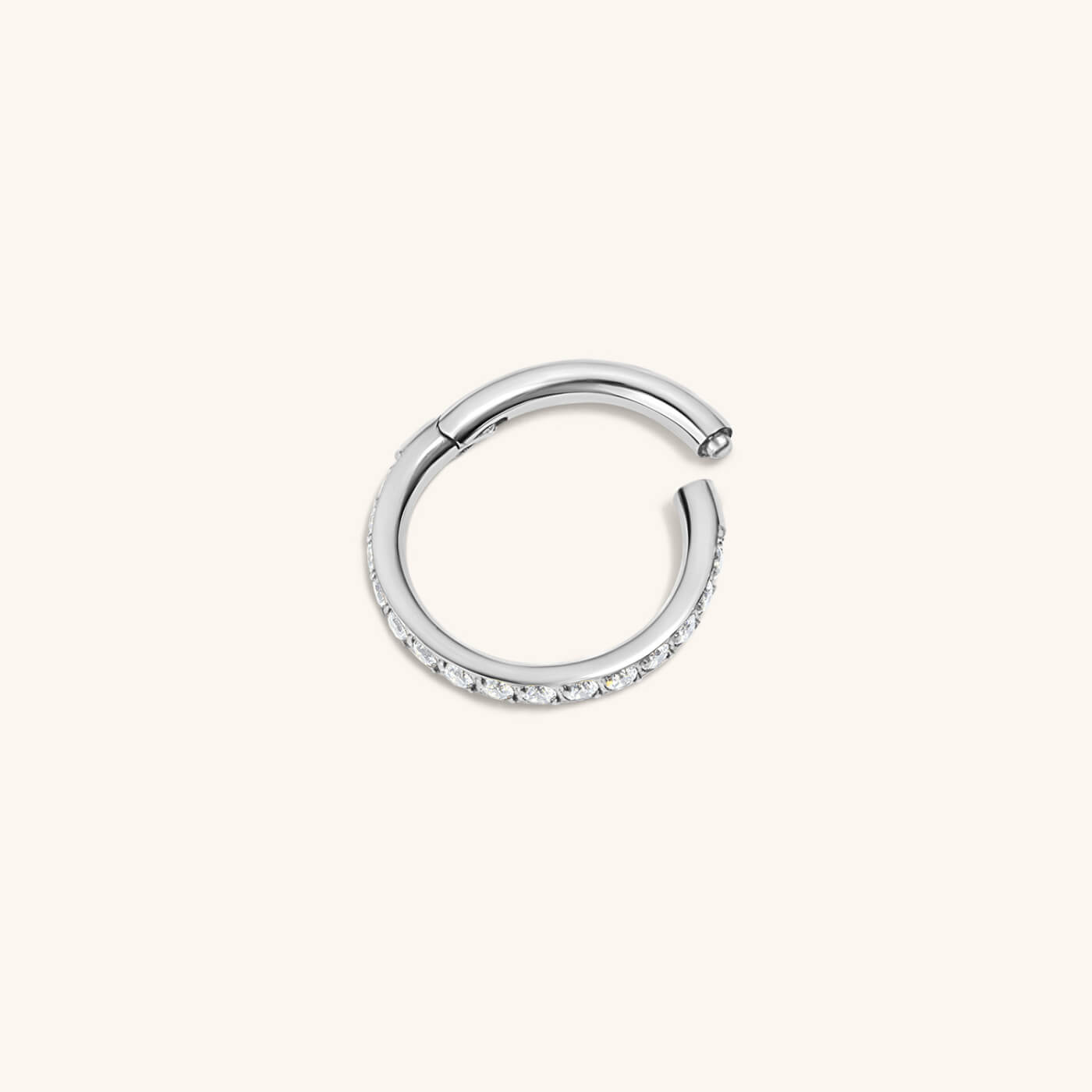 Eternity Cartilage Hoop (Titanium - Silver)