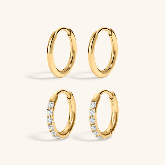 Everyday Hoop Duo (Gold)