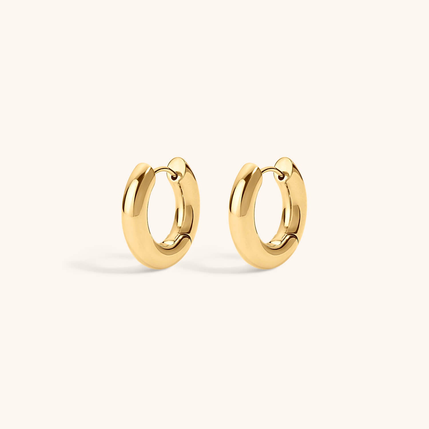 Micro Every Body Hoops in Gold