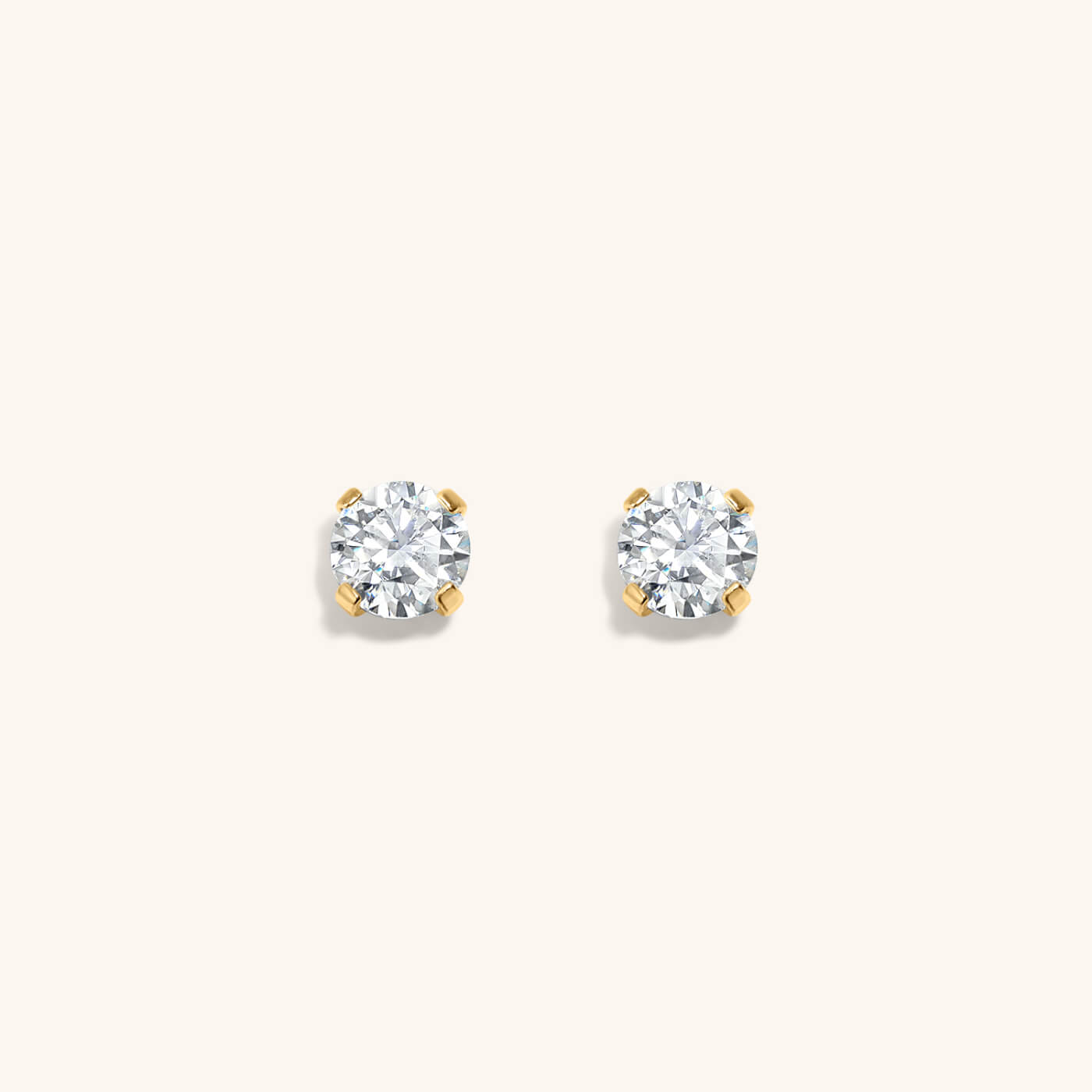 Moissanite Nap Earrings (Gold)