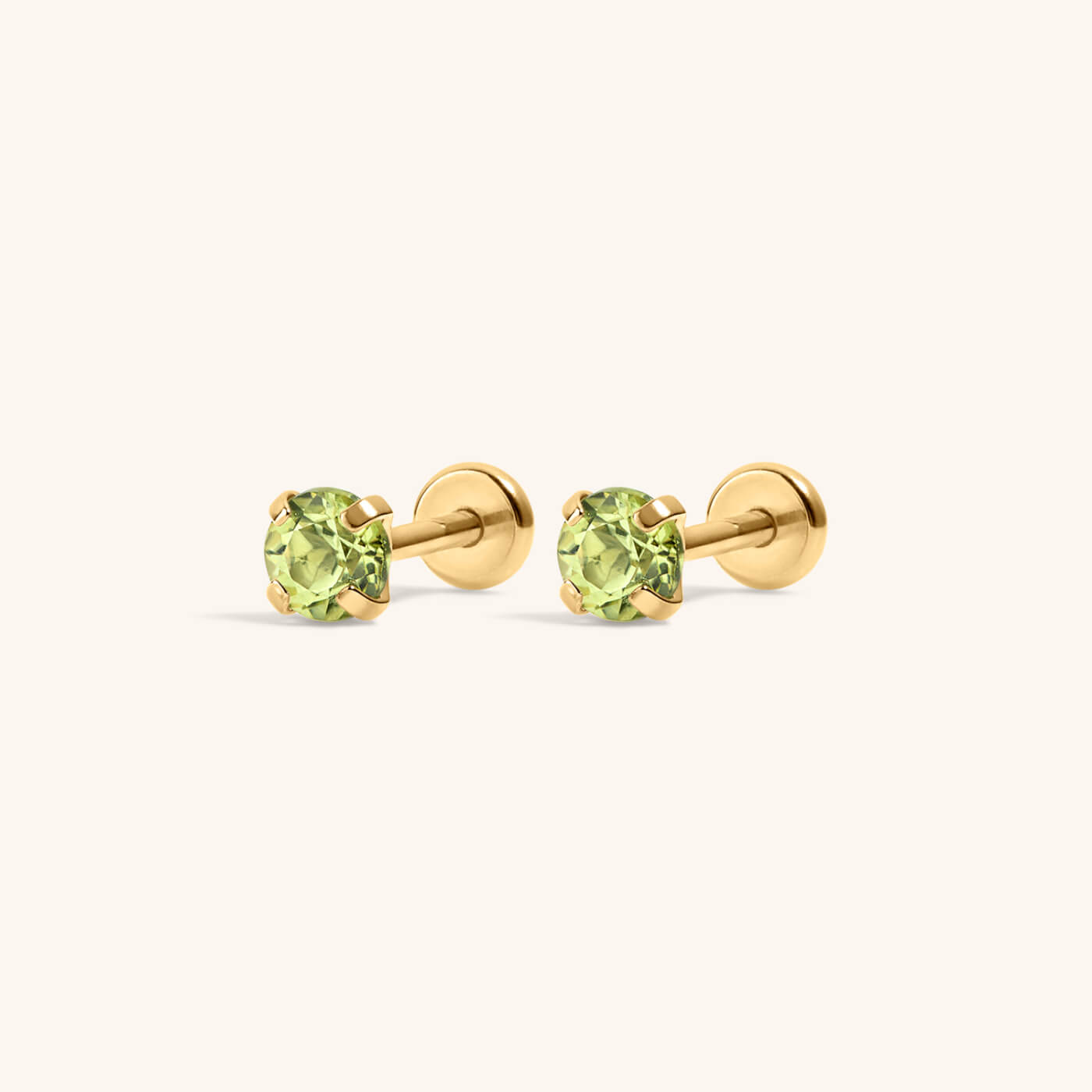 Peridot Nap Earrings (Gold)