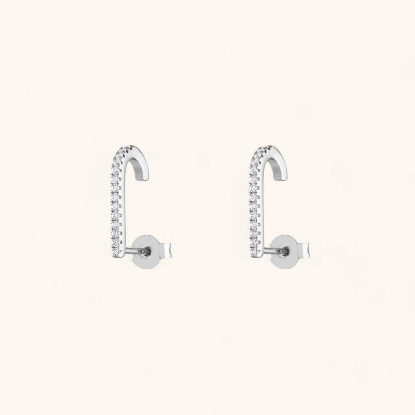 Celestial Hook Earrings in Sterling Silver