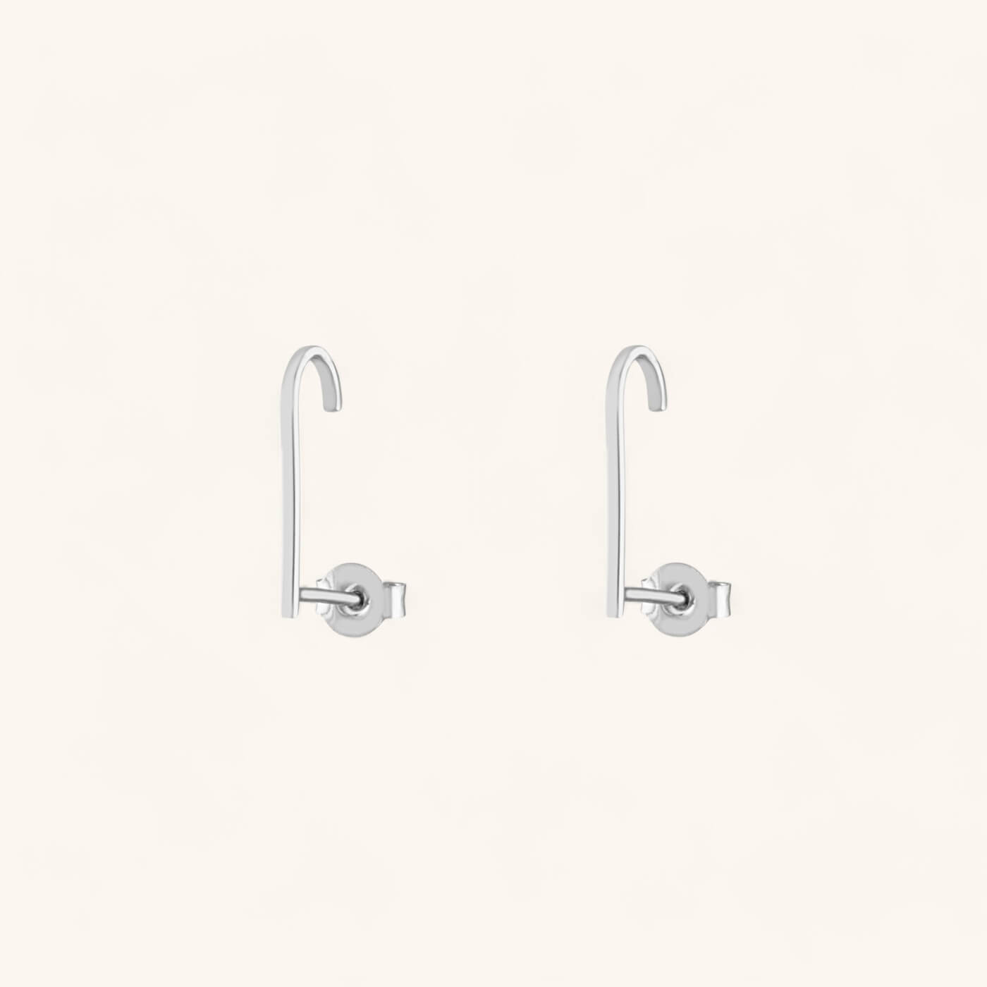 Classic Hook Earrings in Sterling Silver