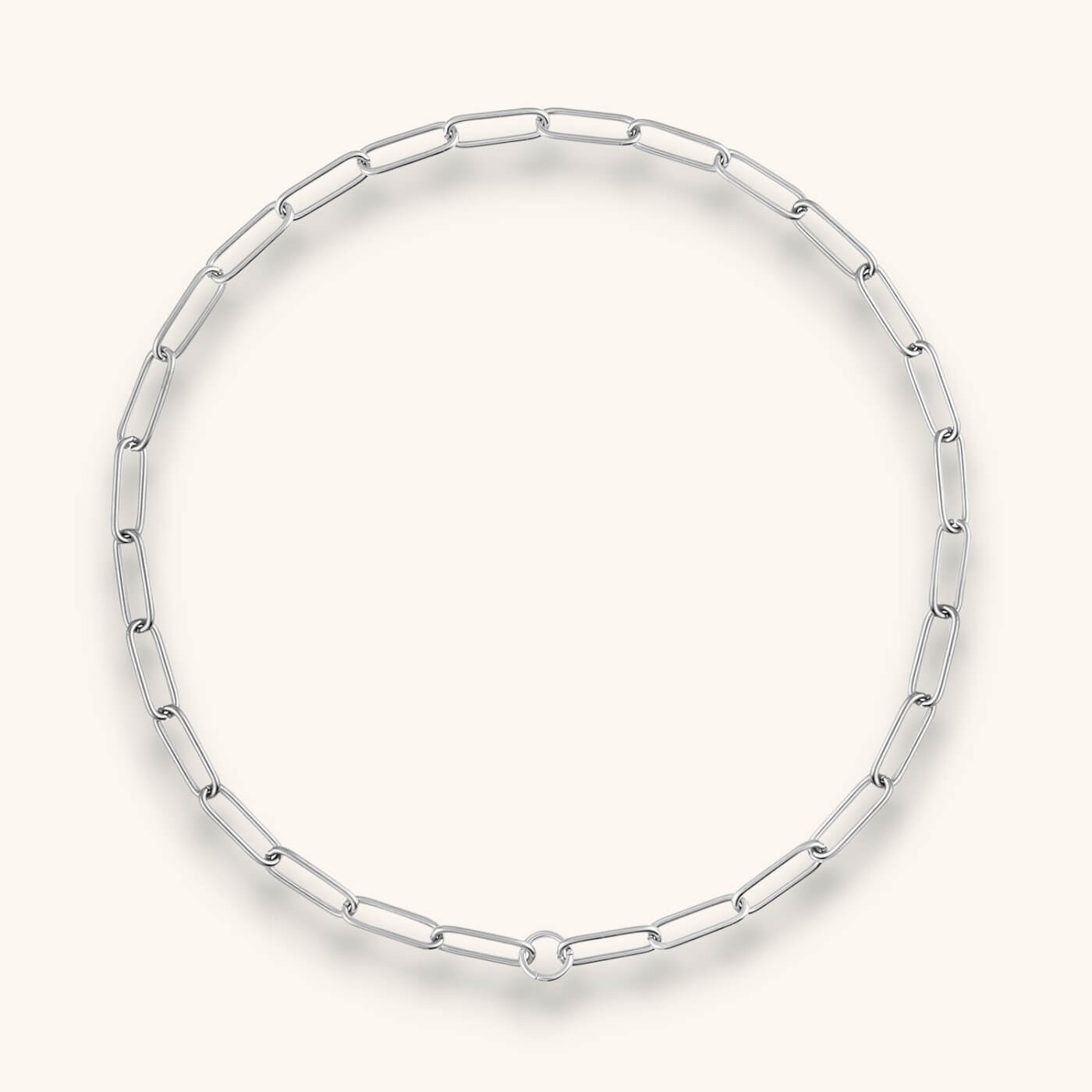 Explorer Necklace (Silver) with Classic Link closure