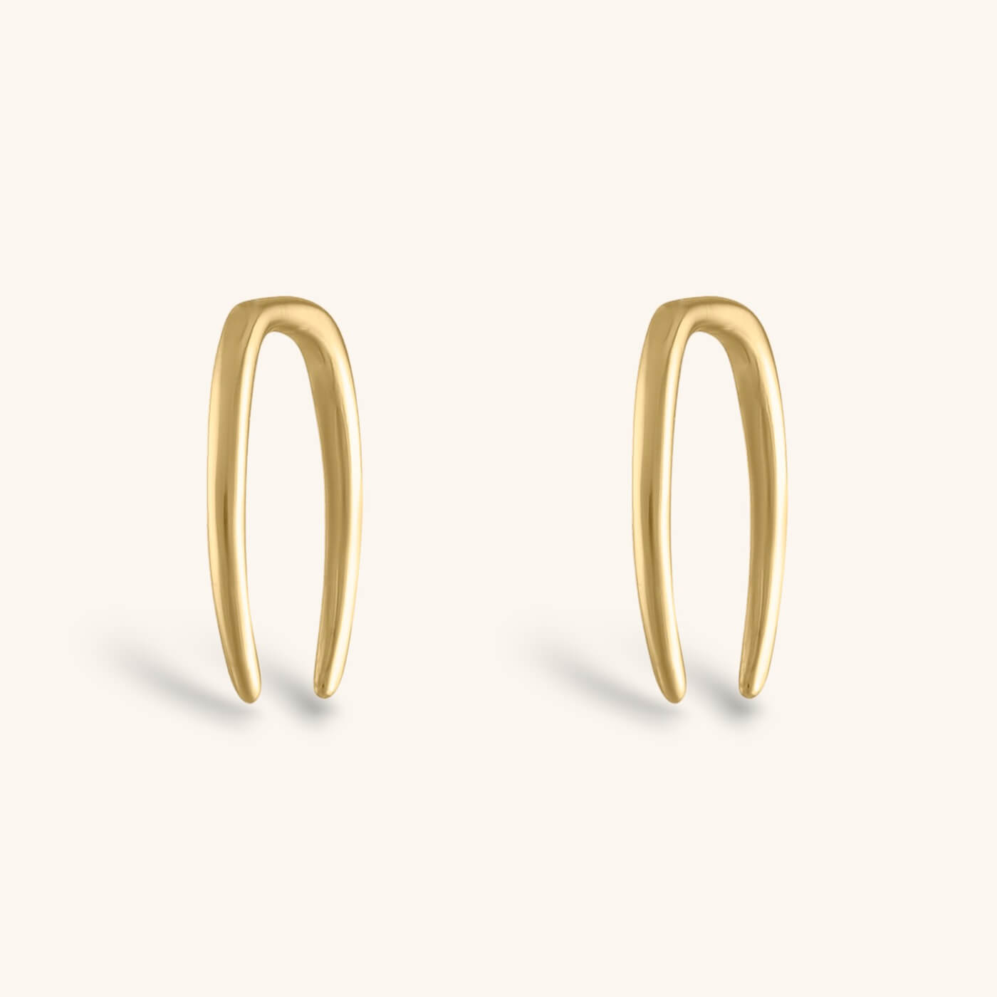 Whisper Open Hoop Earrings in 18g