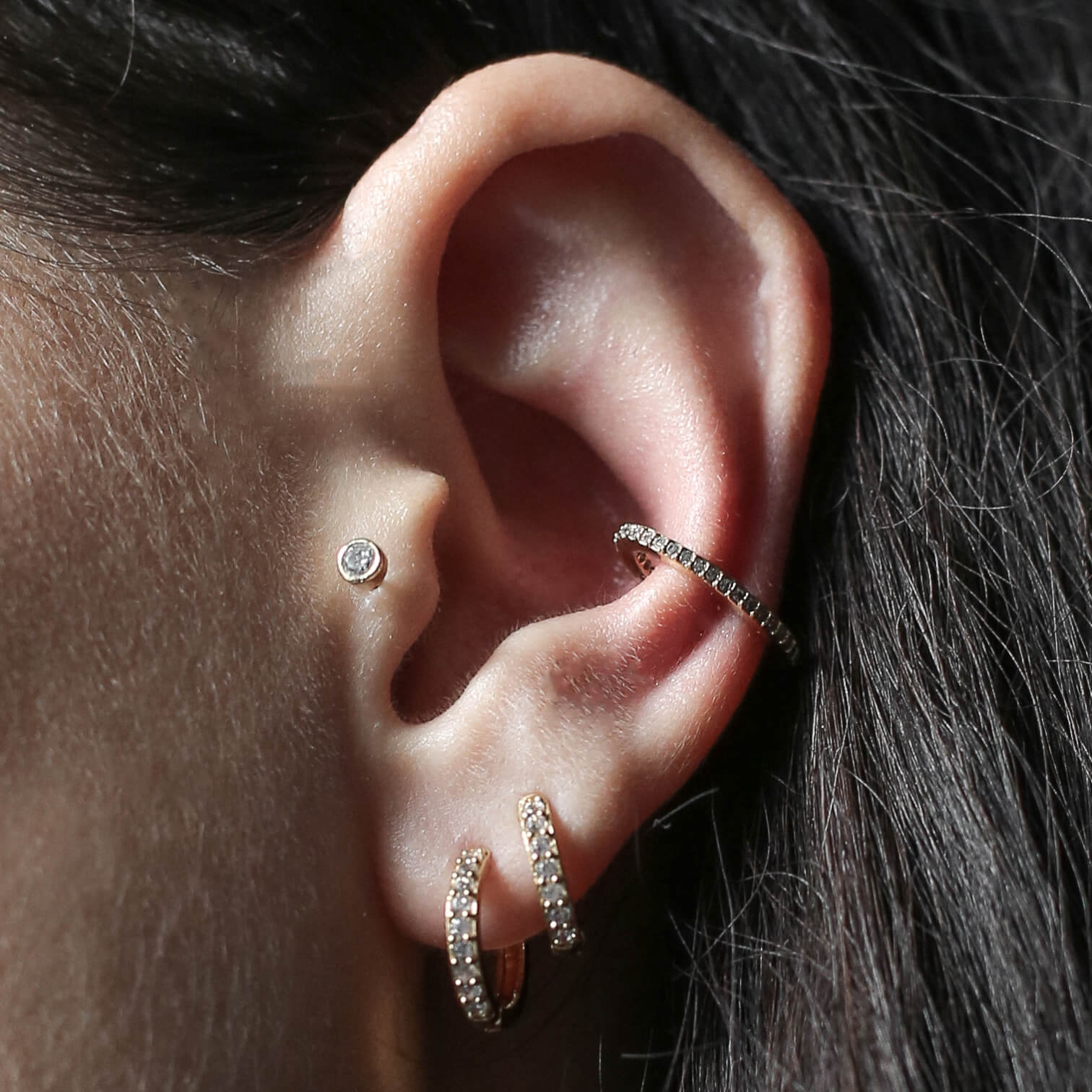 Flat Back Earrings For Ear Piercings – Pierced